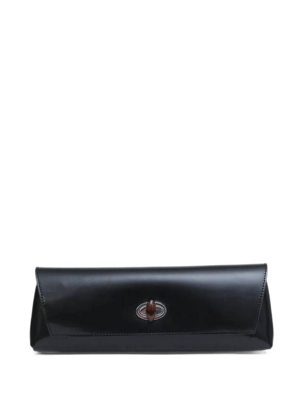 Christopher Esber Buki stone-turnlock clutch - Schwarz