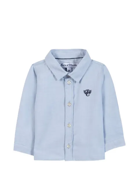 Tartine Et Chocolat TC-embroidered shirt