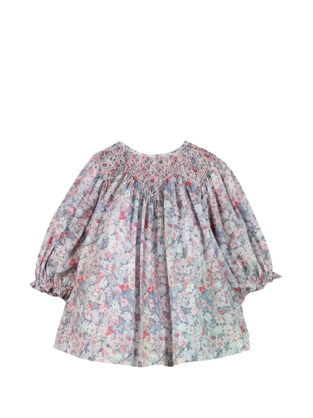 Tartine Et Chocolat smocked floral-print dress - Grau