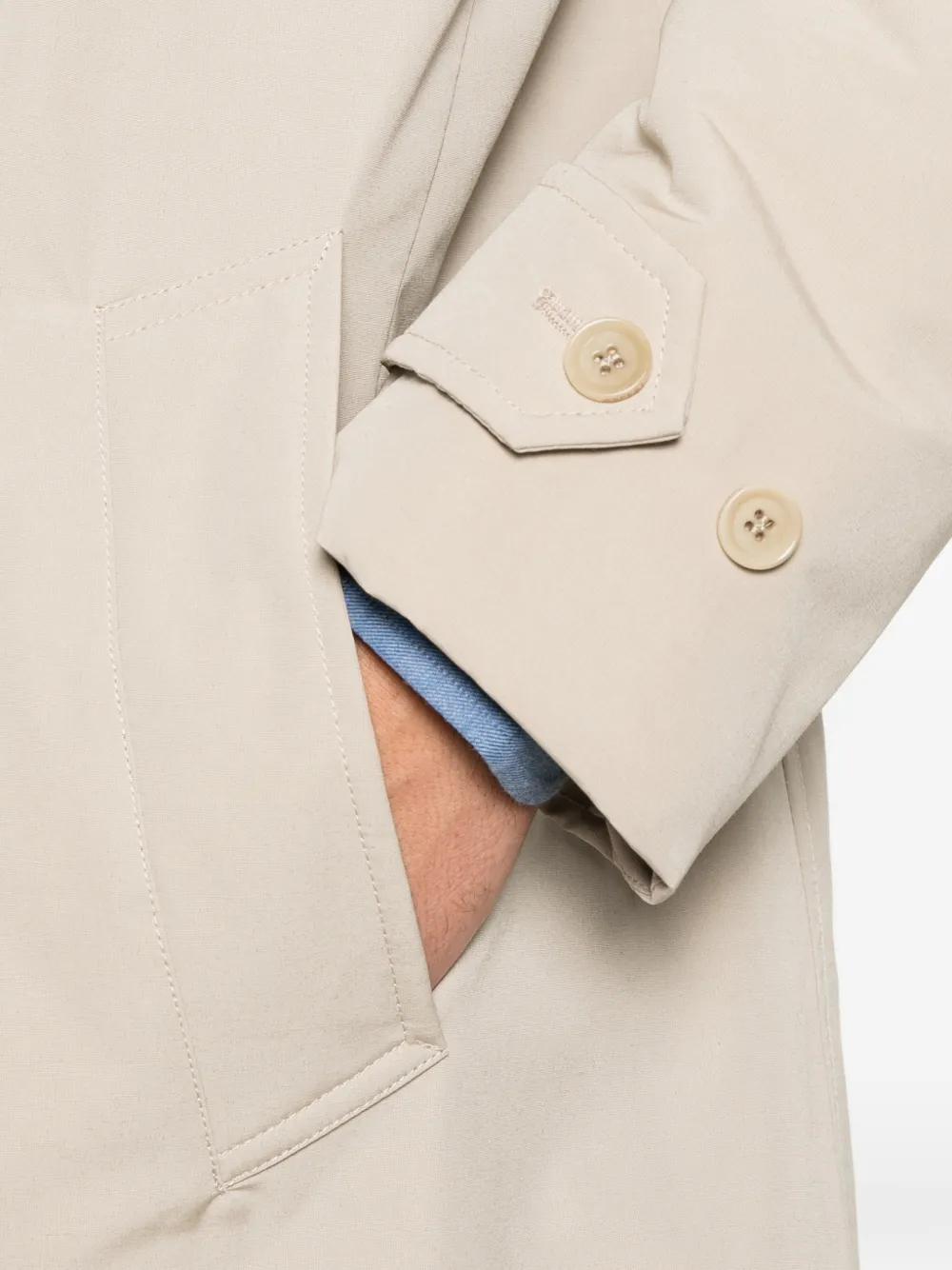 ASPESI button-up coat Beige