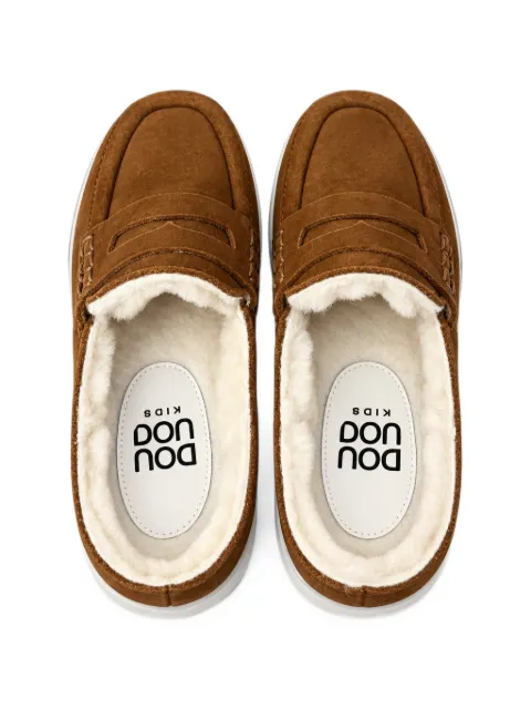 Douuod Kids shearling-lined penny loafers