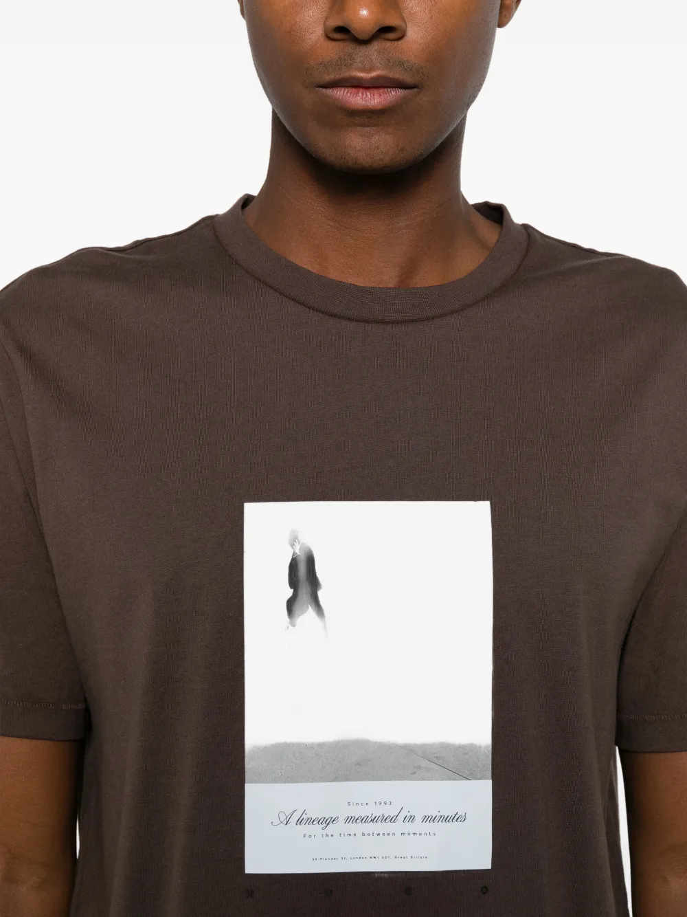 HUGO graphic-print T-shirt Bruin
