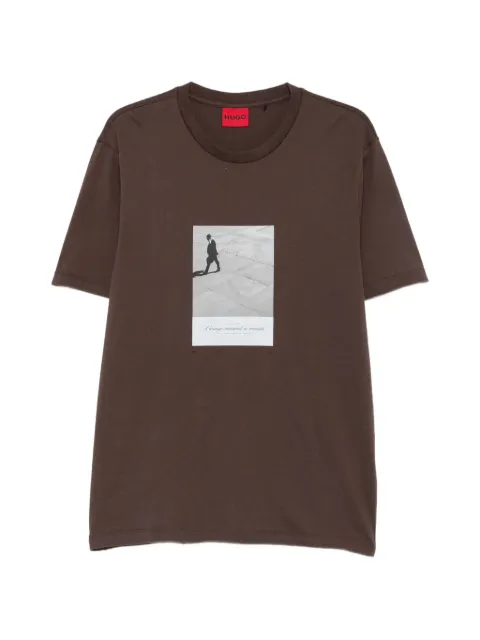 HUGO T-Shirt mit grafischem Print