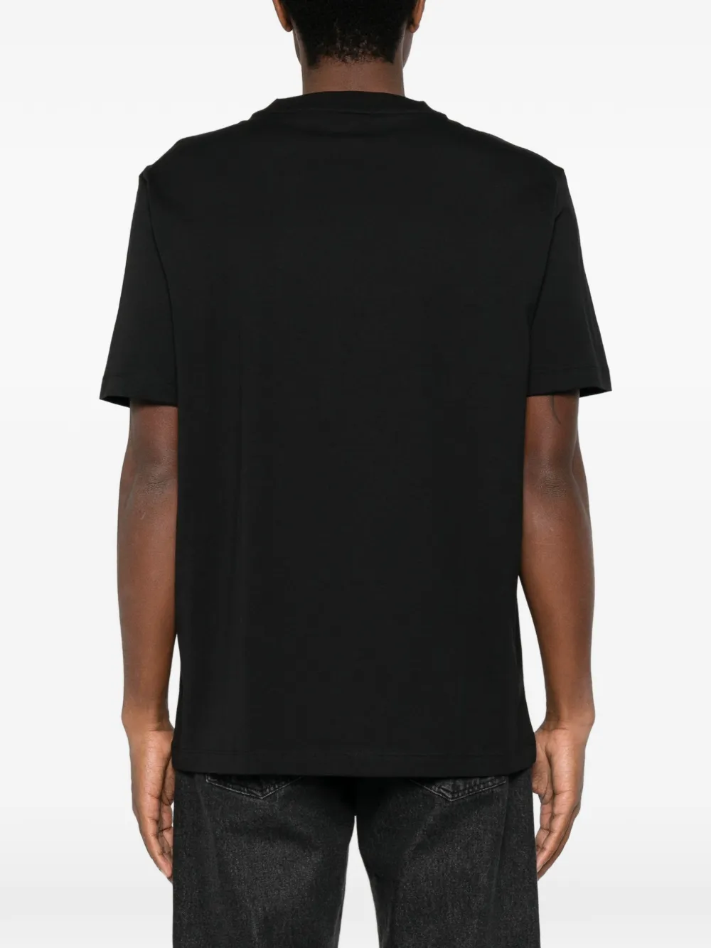 HUGO graphic-print T-shirt Zwart