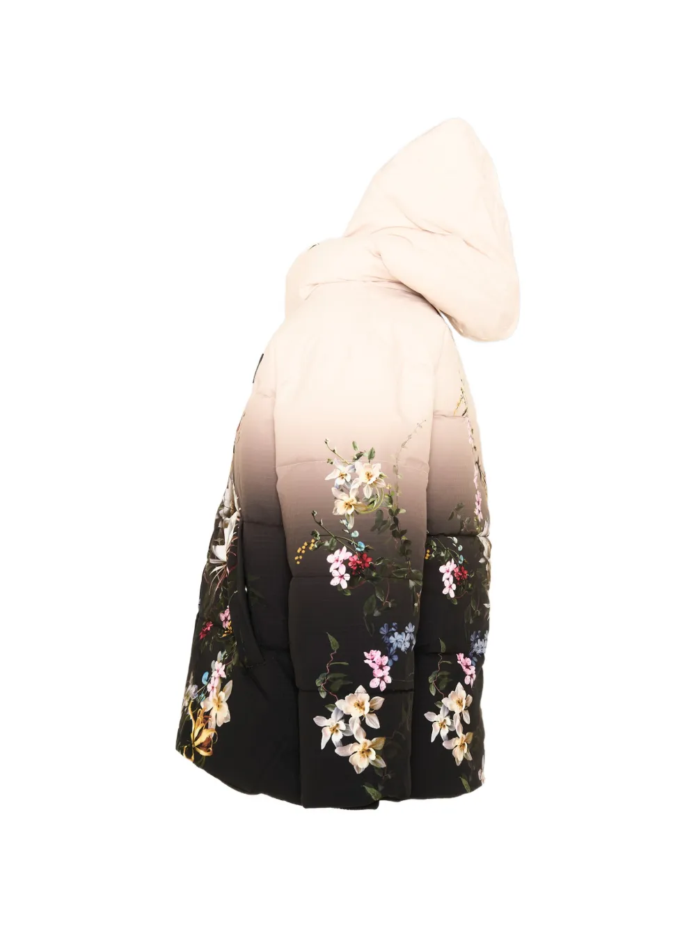 Molo Hilo floral-print puffer jacket Zwart