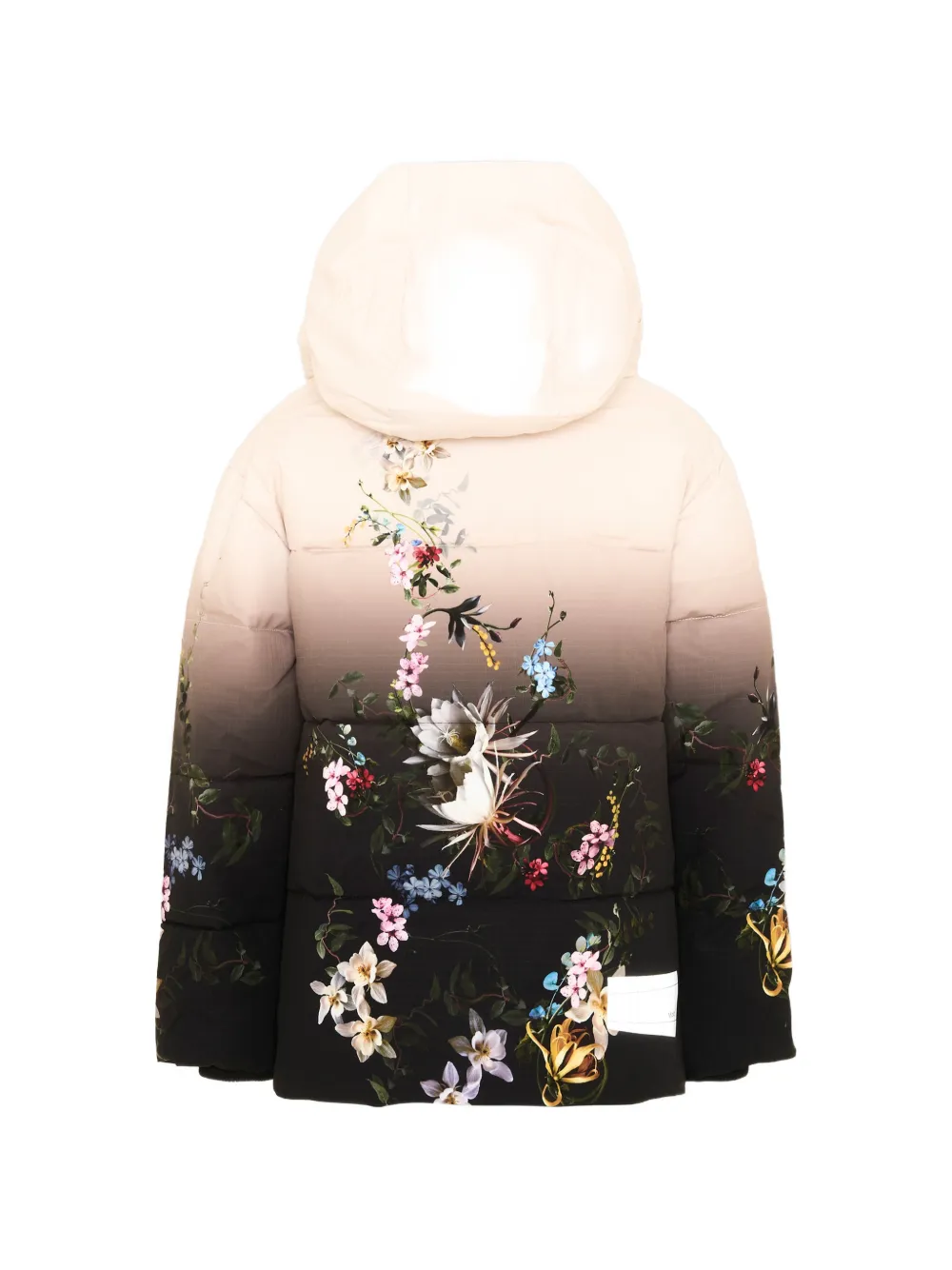 Molo Hilo floral-print puffer jacket Zwart