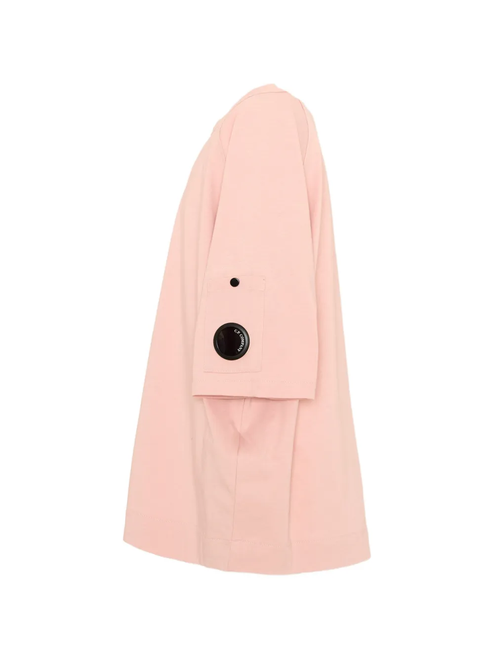 C.P. Company Kids T-shirt met raglanmouwen en Lens-detail Roze