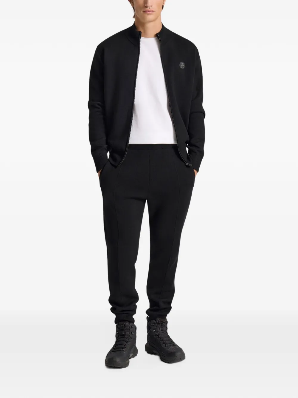 Fusalp Gaston trainingsbroek met bies-detail Zwart