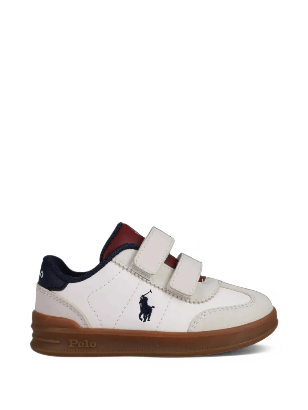 POLO RALPH LAUREN KIDS touch-strap sneakers - Bianco