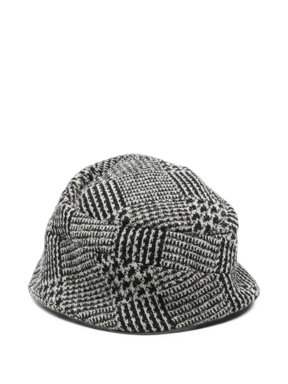 Junya Watanabe patterned hat Zwart