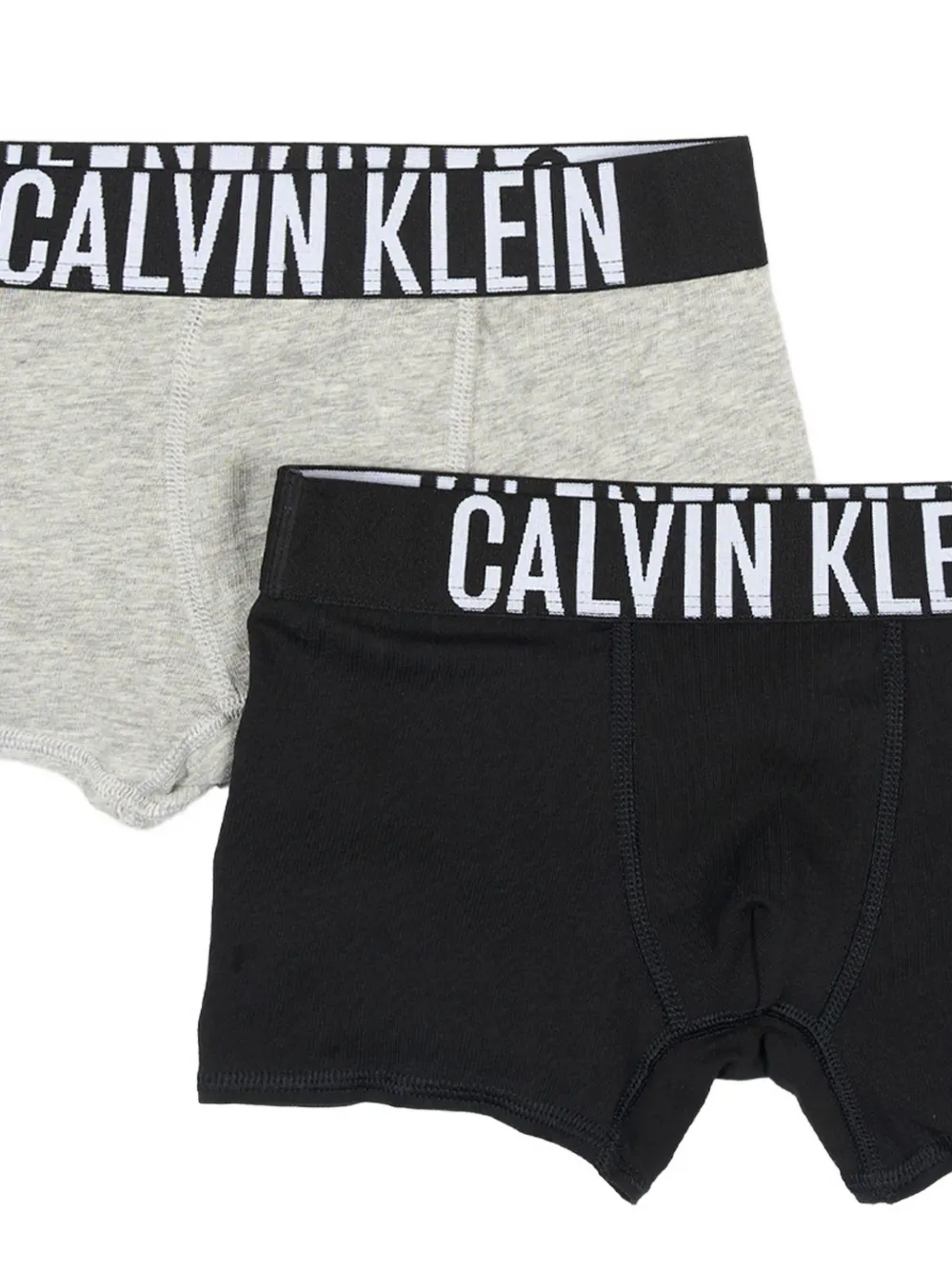 Calvin Klein Kids Intense Power logo-waistband boxers (set of two) Grijs