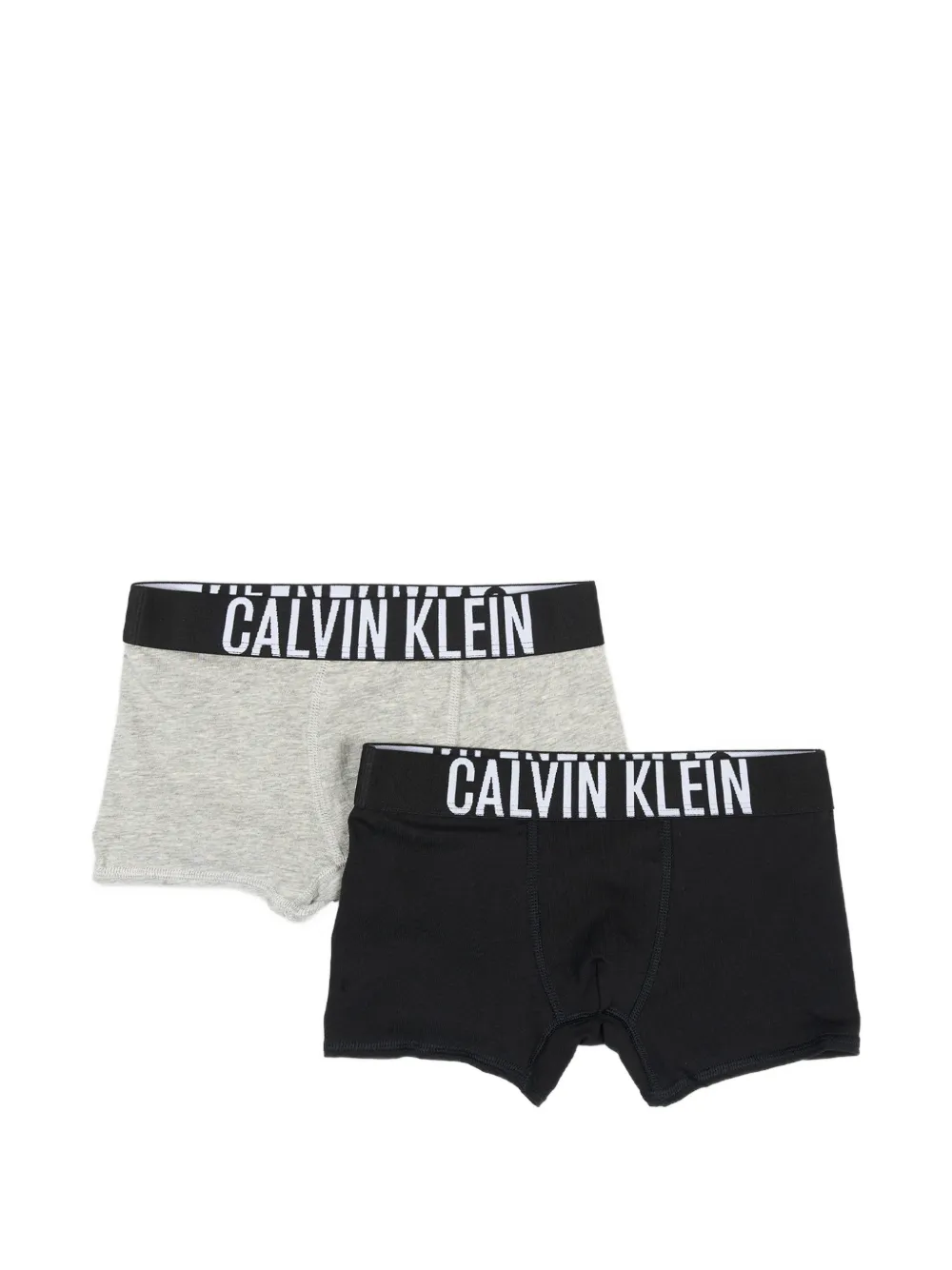 Calvin Klein Kids Intense Power logo-waistband boxers (set of two) Grijs