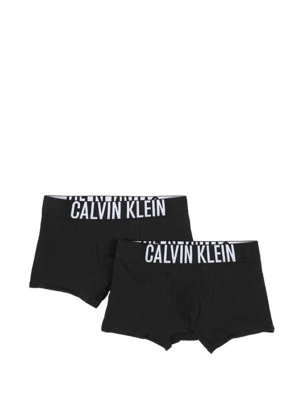 Calvin Klein Kids logo-waistband boxer shorts (set of two) Zwart
