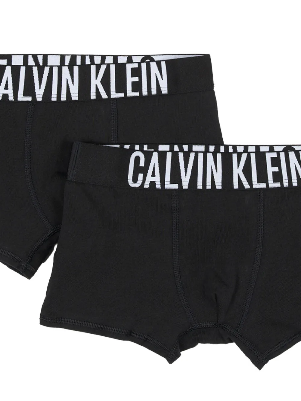 Calvin Klein Kids logo-waistband boxer shorts (set of two) Zwart