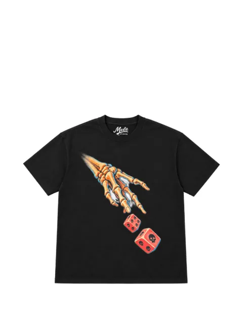 Melt playera con esqueleto estampado
