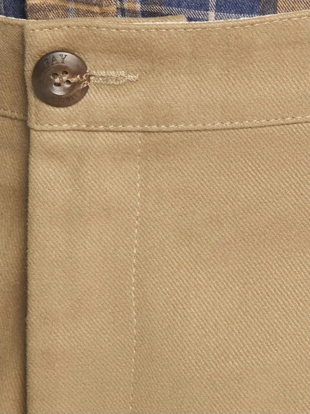 FAY ARCHIVE Cargo straight broek Beige