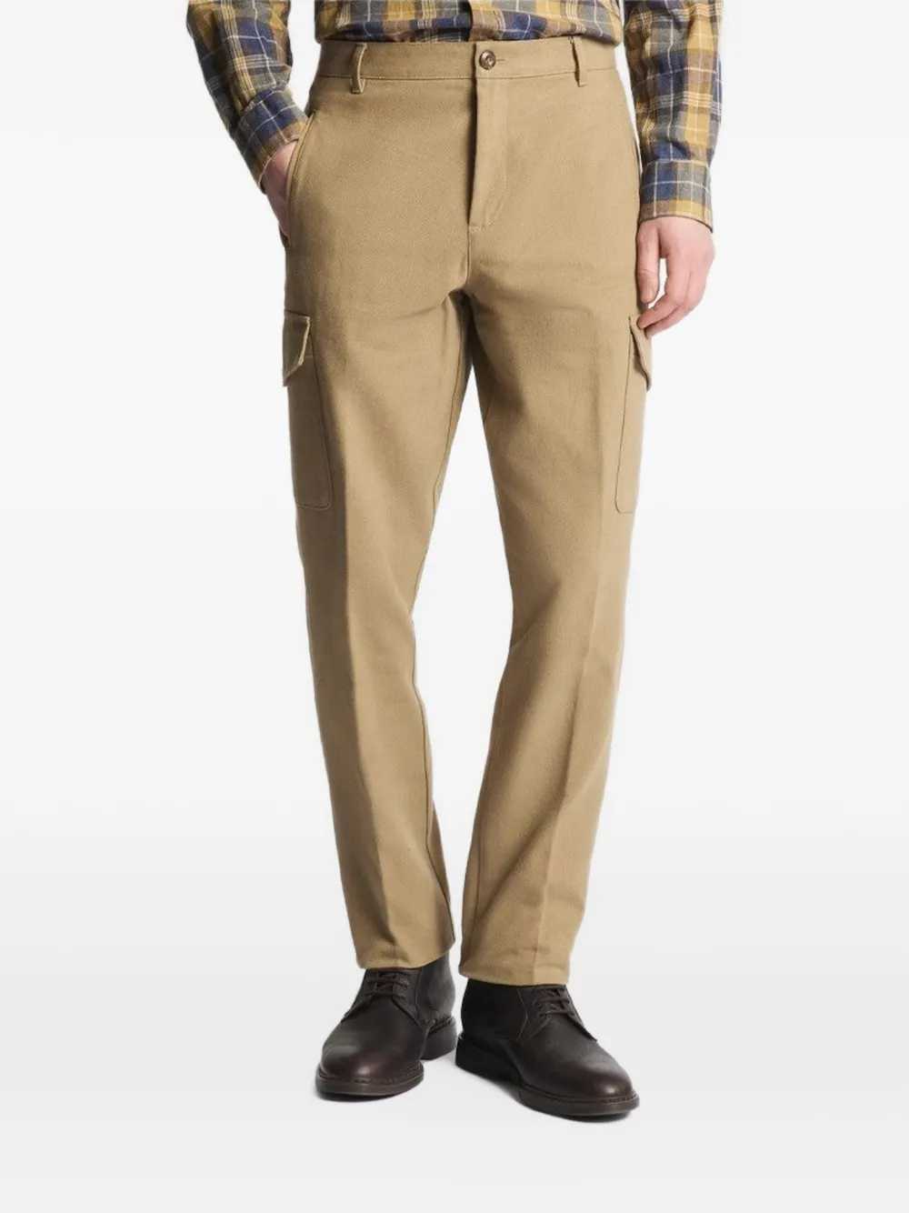 FAY ARCHIVE Cargo straight broek Beige