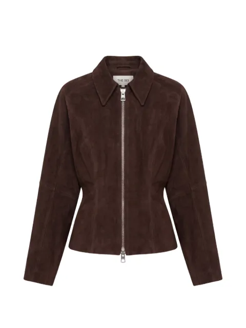 The Sei fitted suede jacket