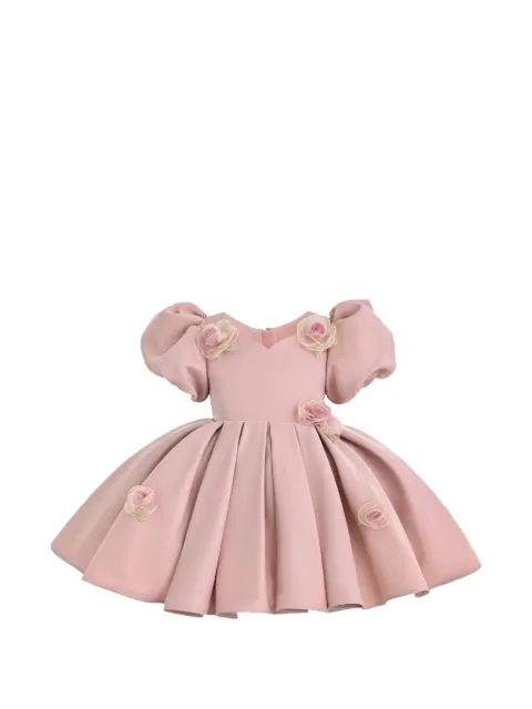 Tulleen Verena floral-appliqué dress