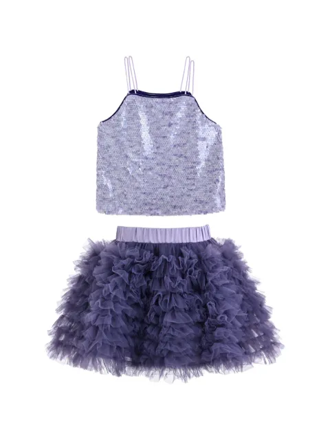 Mimi Tutu Henrietta sequin-embellished top and tulle skirt set