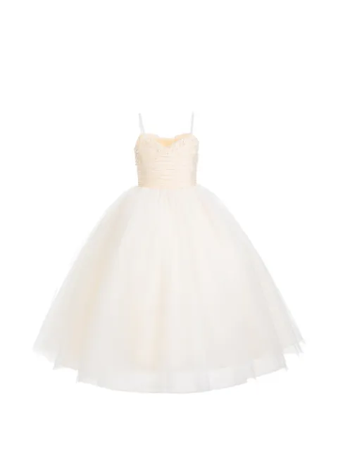 Tulleen Maristella ruched tulle dress