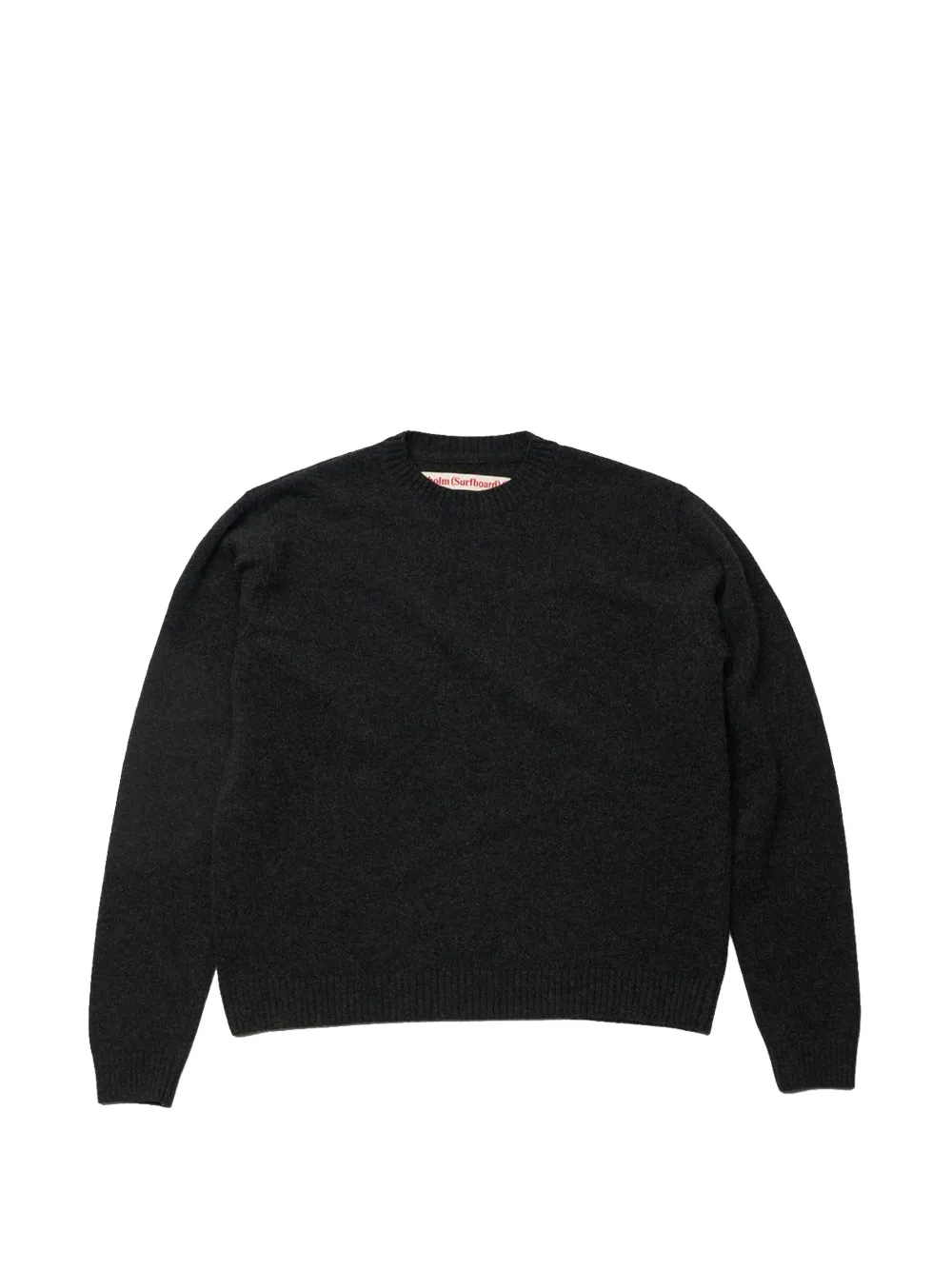 Stockholm Surfboard Club logo-print crew-neck sweater - Nero