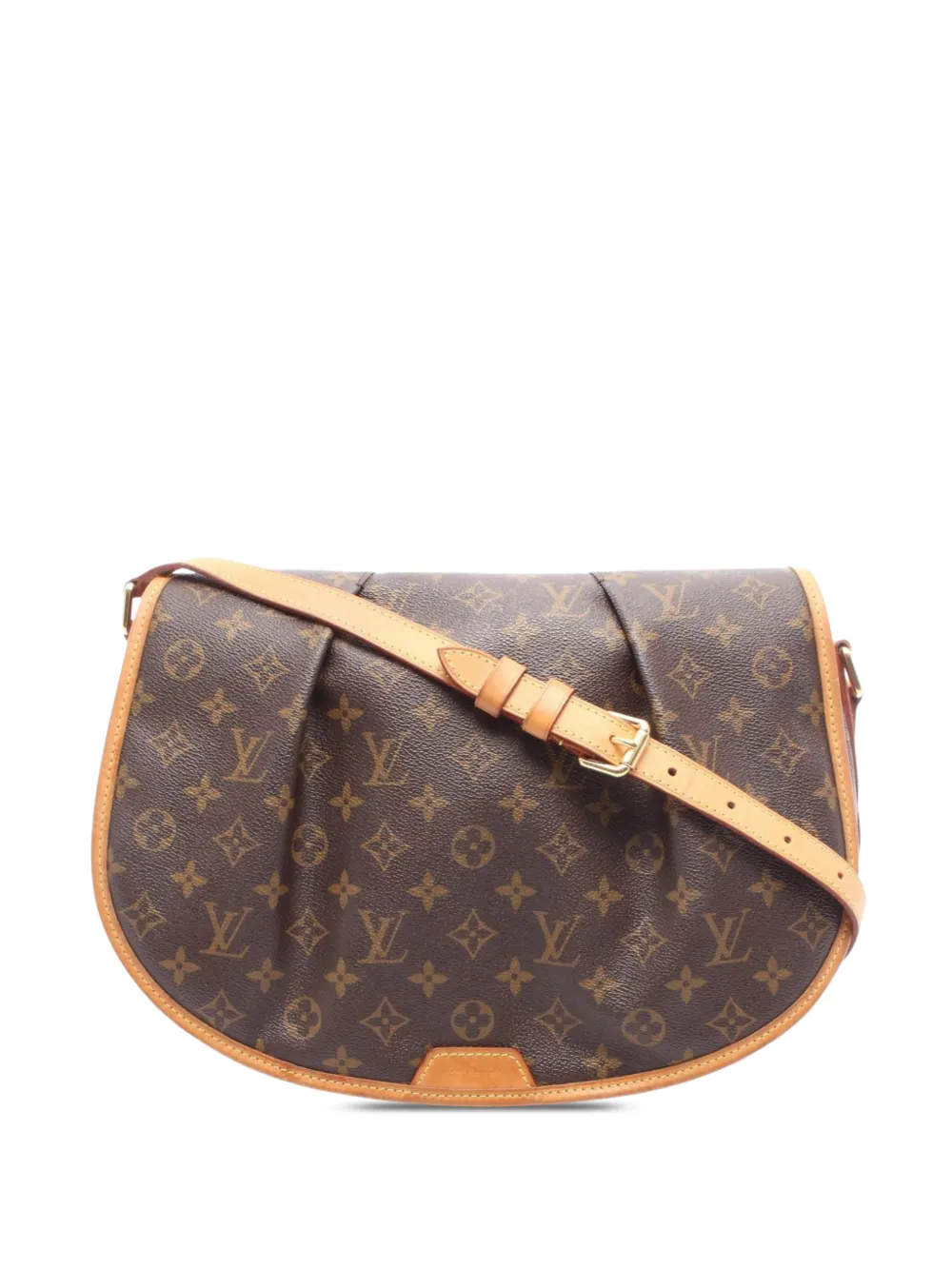 Louis Vuitton Pre-Owned 2012 Monogram Menilmontant MM crossbody bag - Marrone