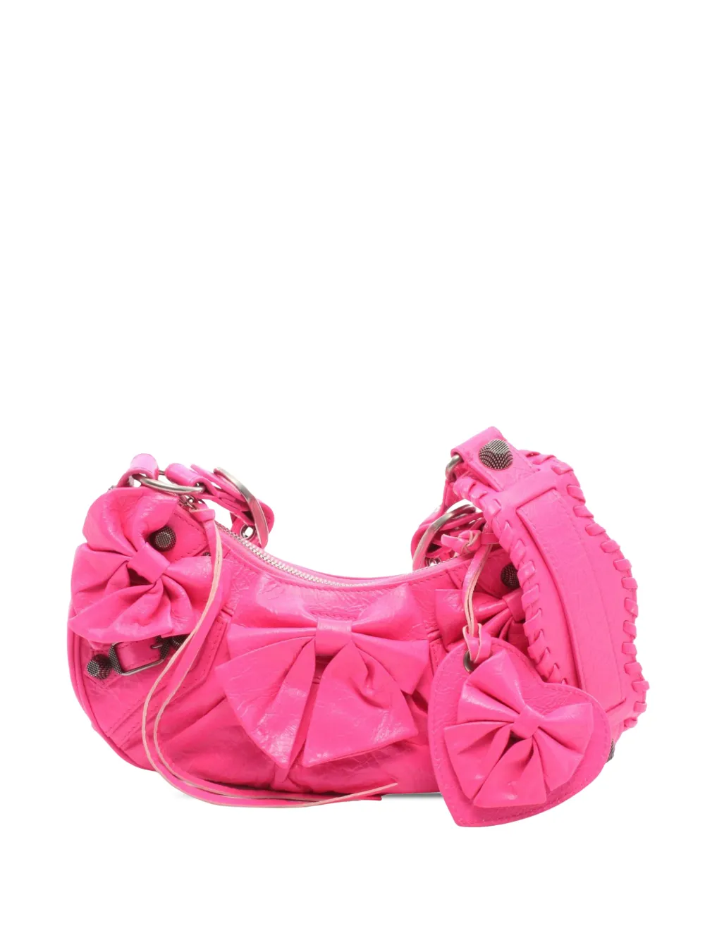 Balenciaga Pre-Owned 2010-2026 XS Le Cagole Ribbon shoulder bag - Pink