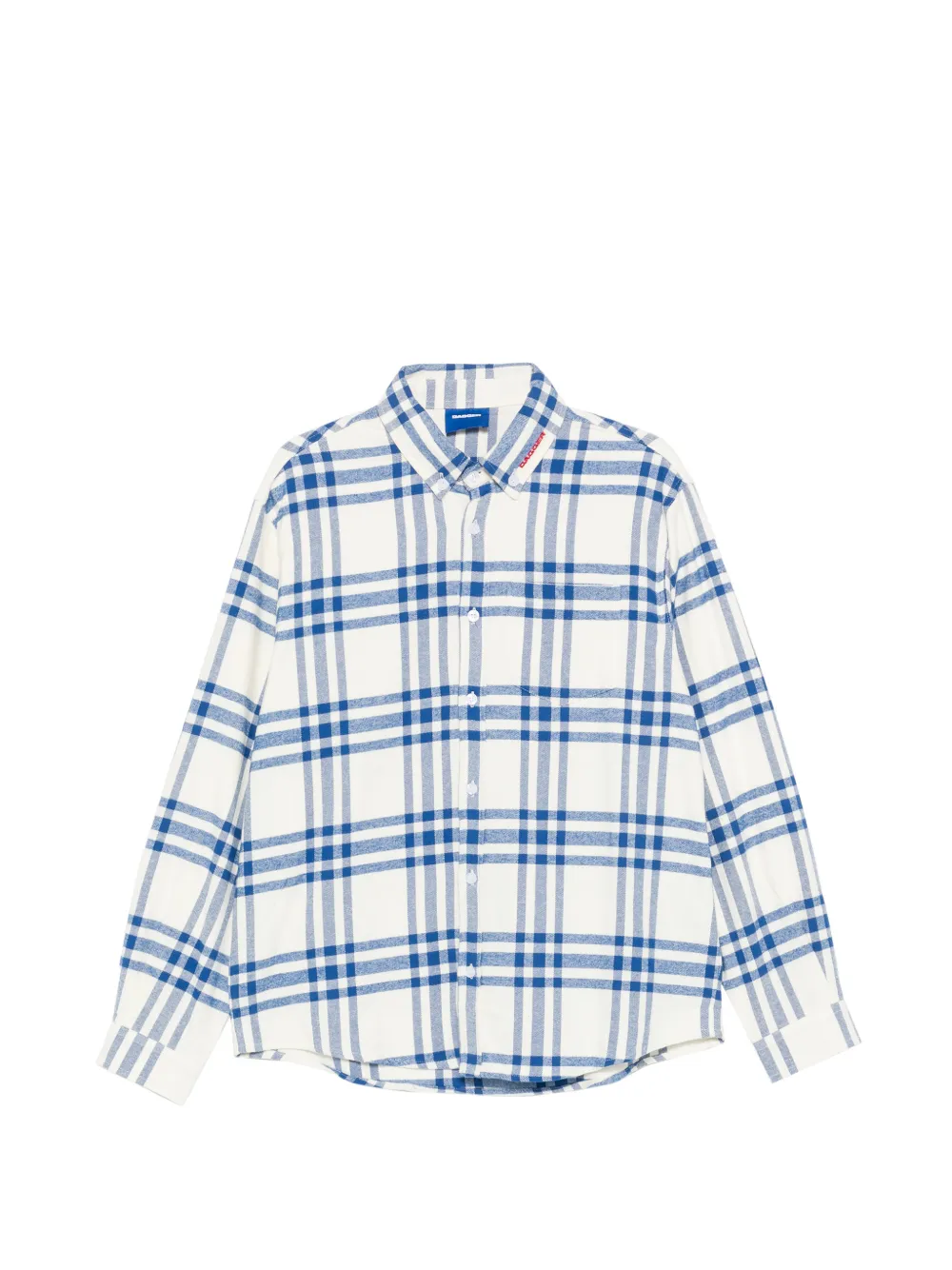 DAGGER check flannel shirt - Weiß