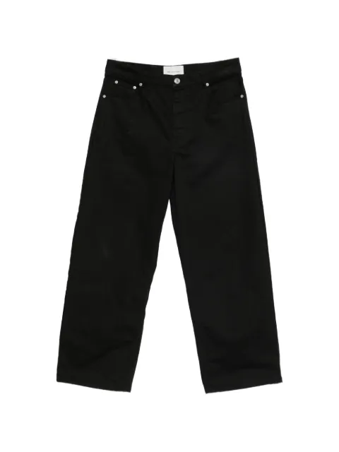 AMI Paris logo-patch wide-leg jeans