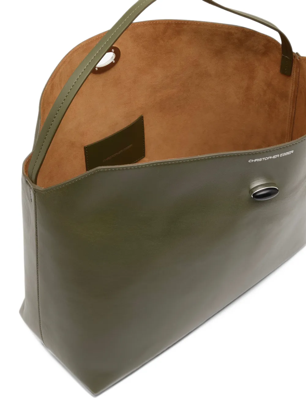 Christopher Esber Turnlock Grande shoulder bag Groen