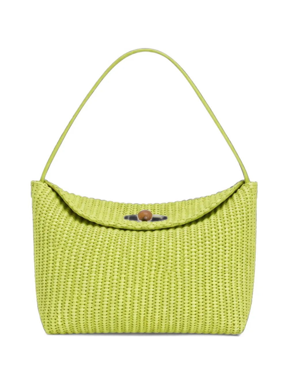 Christopher Esber mini Turnlock raffia shoulder bag