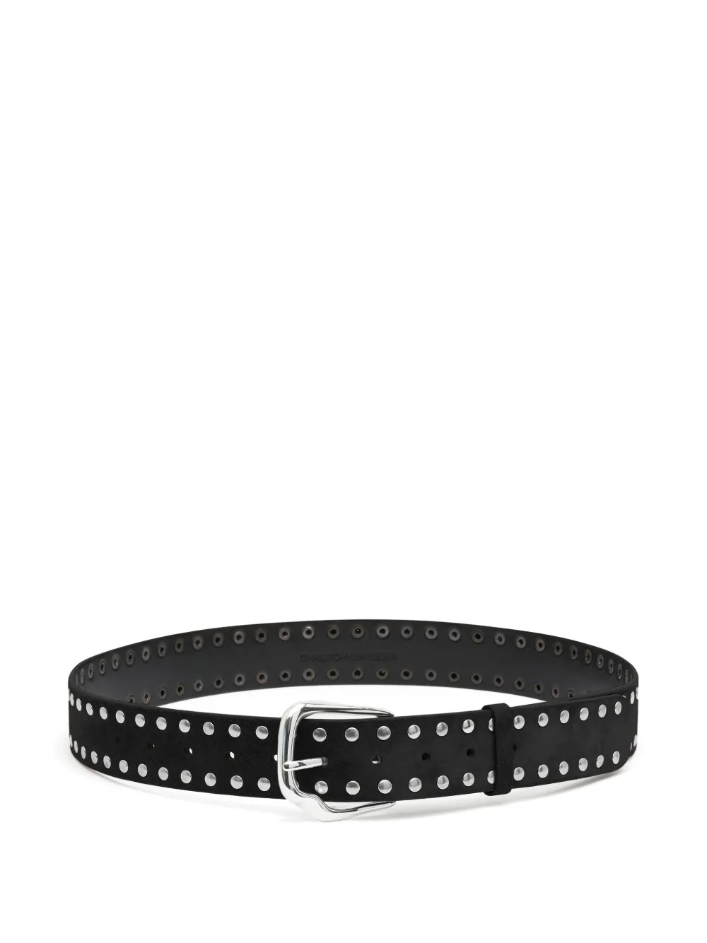 Christopher Esber Maverick stud-embellished suede belt - Black