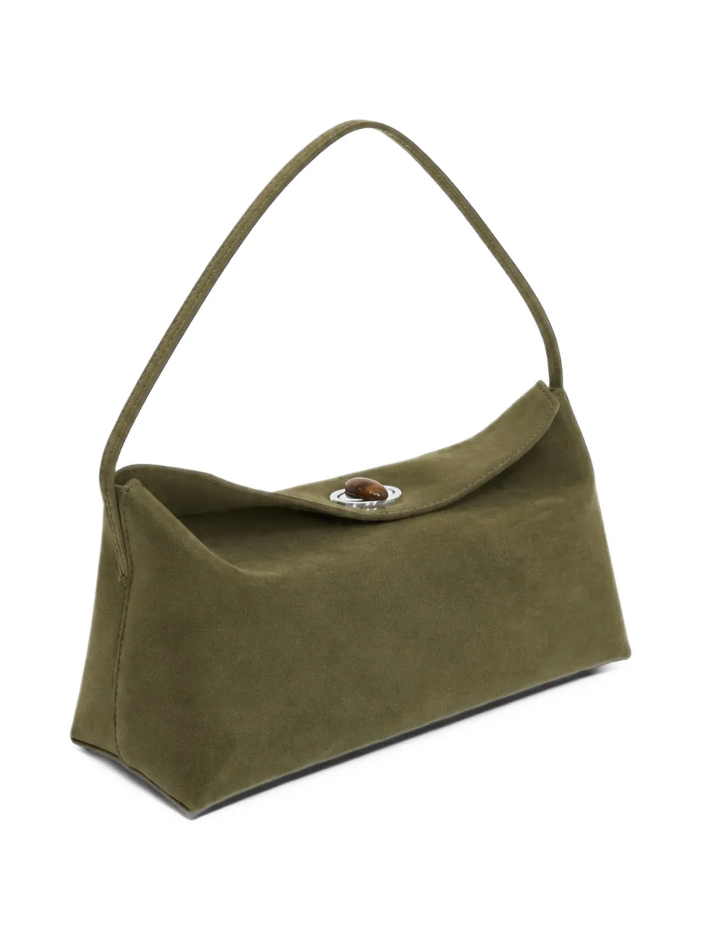 Christopher Esber Doba shopper met kwartsdraaislot Groen