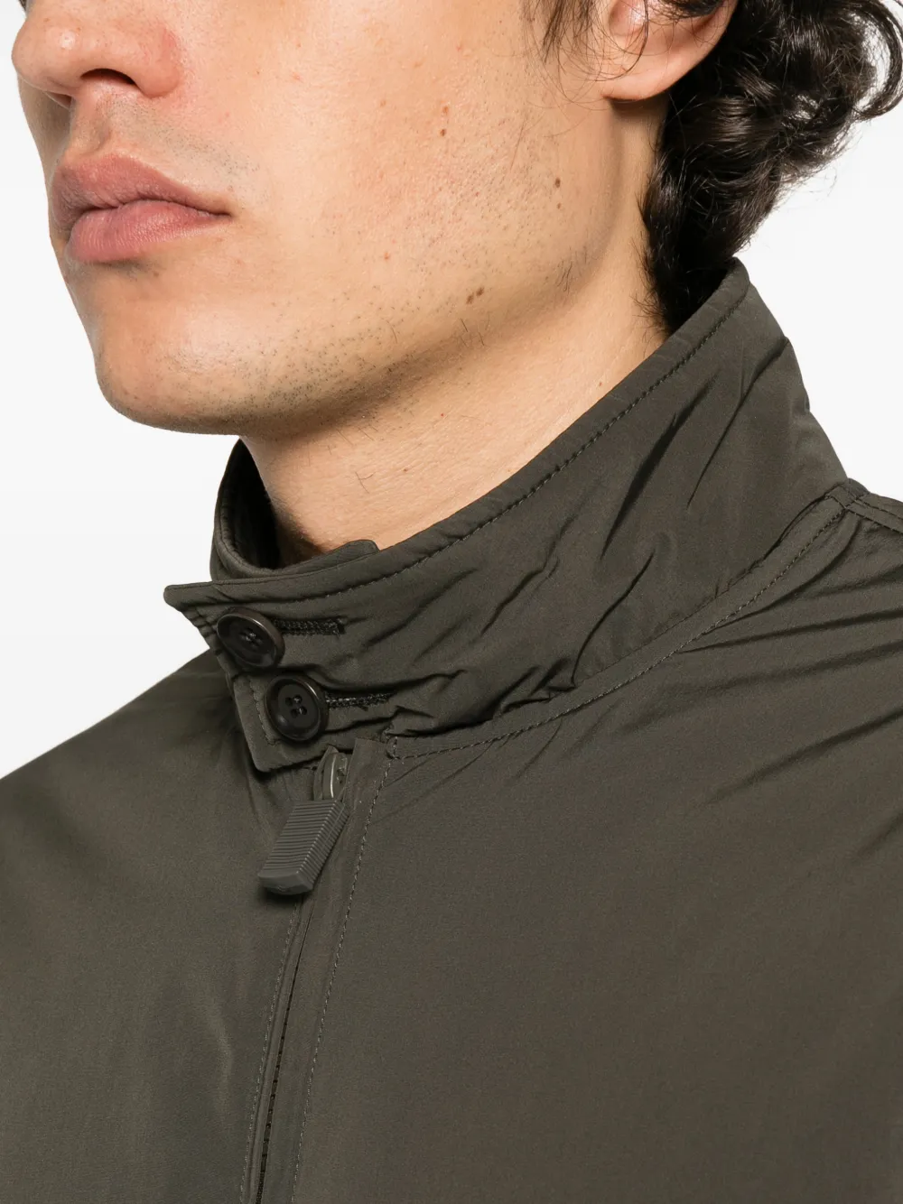 ASPESI high-neck bomber jacket Groen