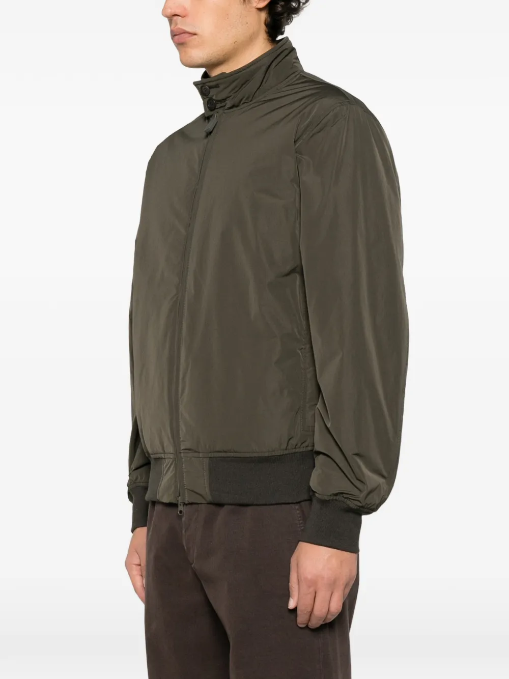 ASPESI high-neck bomber jacket Groen