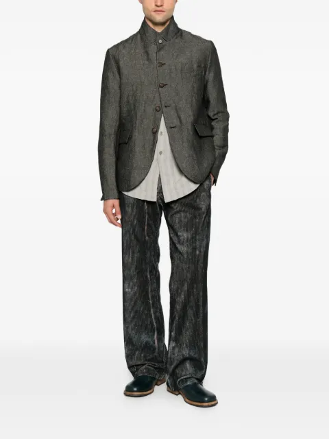 kang faded corduroy trousers
