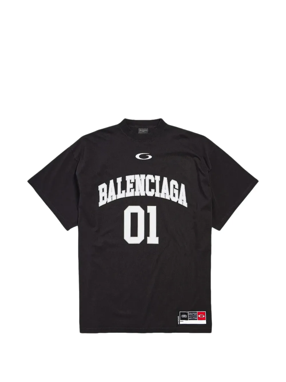 Balenciaga basketball series - oversized T-shirt in black - Nero