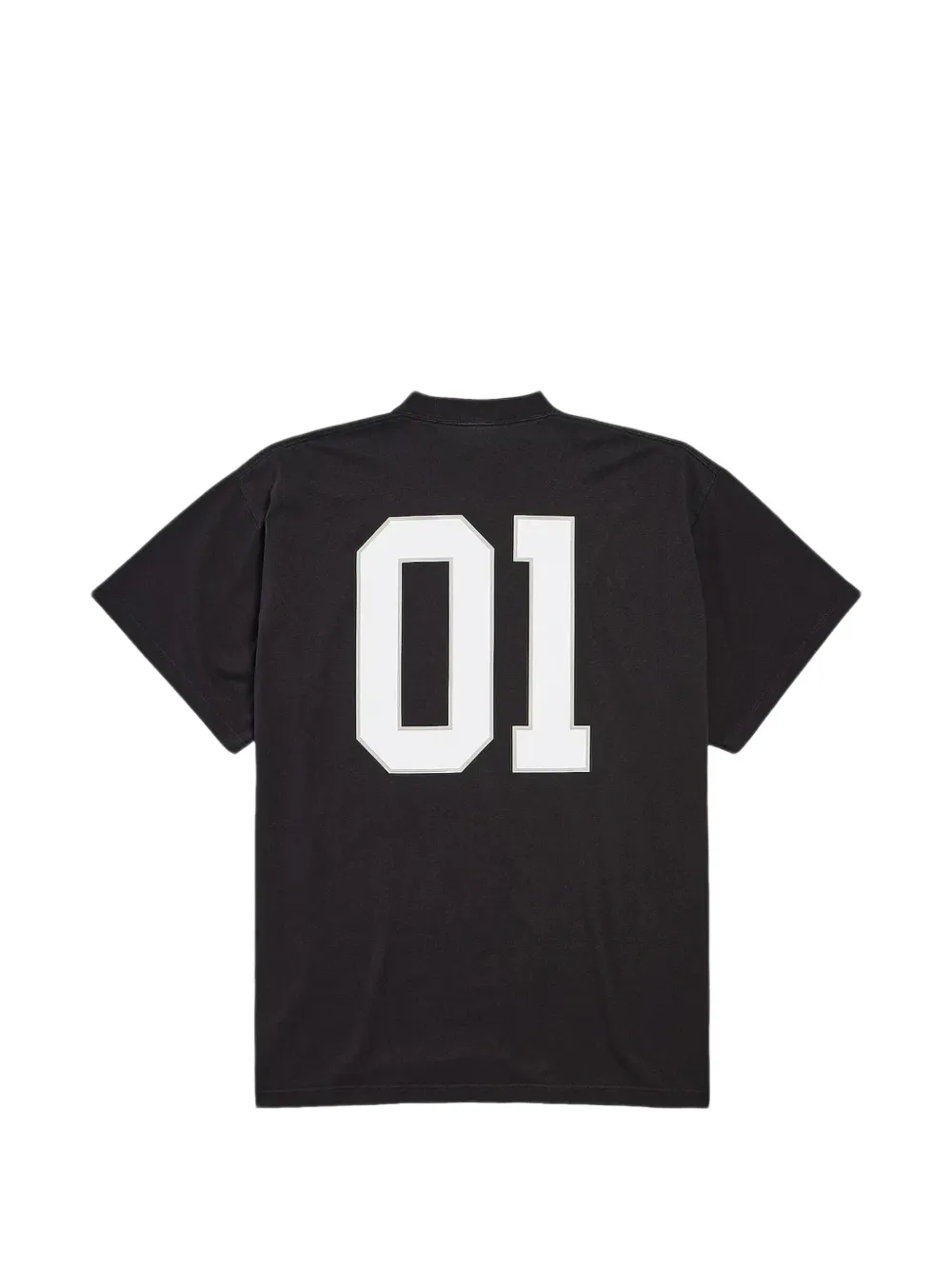 Balenciaga basketball series oversized T-shirt in black Zwart