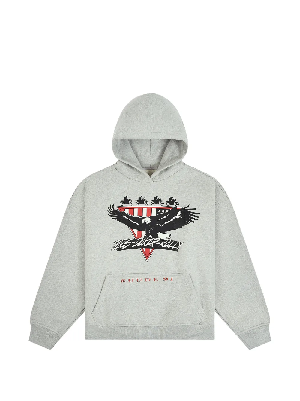 RHUDE Stage Racing hoodie - Grau