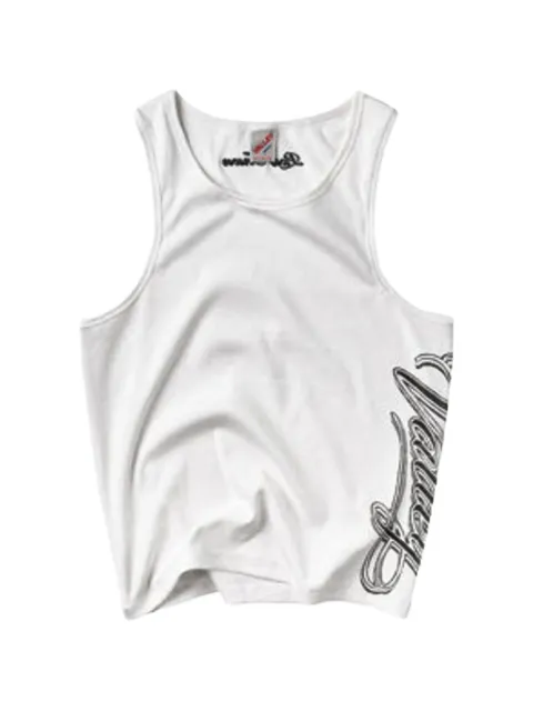 Vale Cursive logo-print tank top