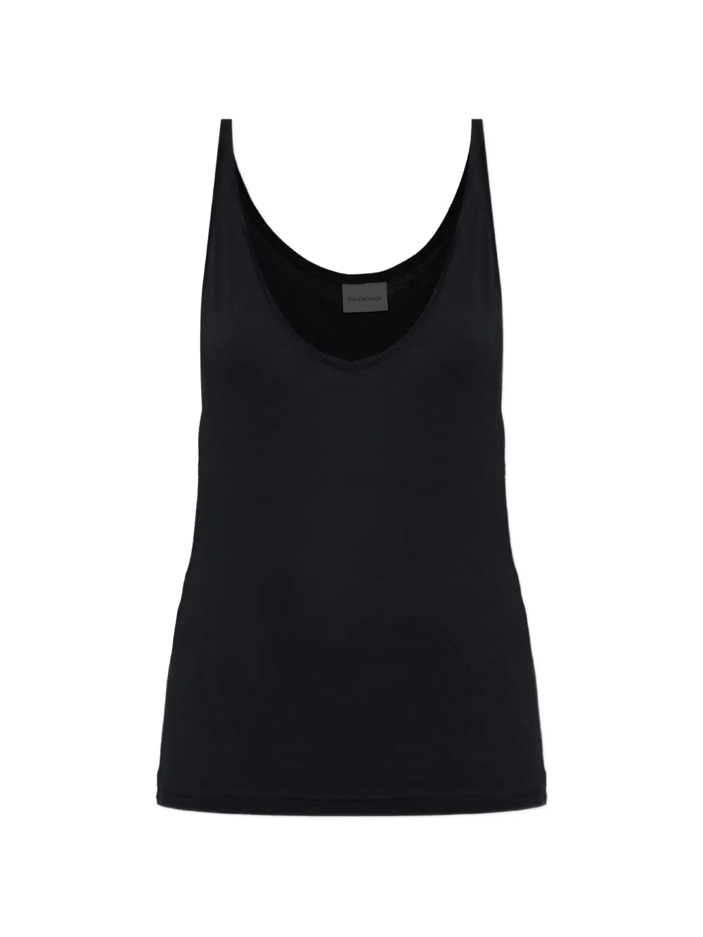 Balenciaga V-neck tank top in black - Nero