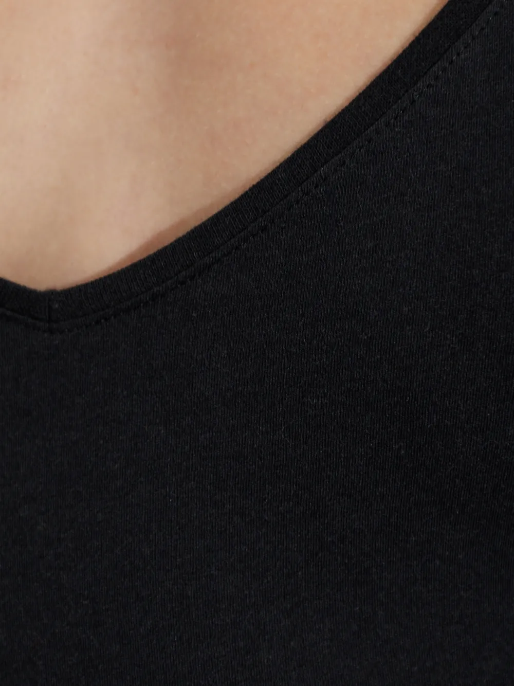 Balenciaga Tanktop met V-hals Zwart