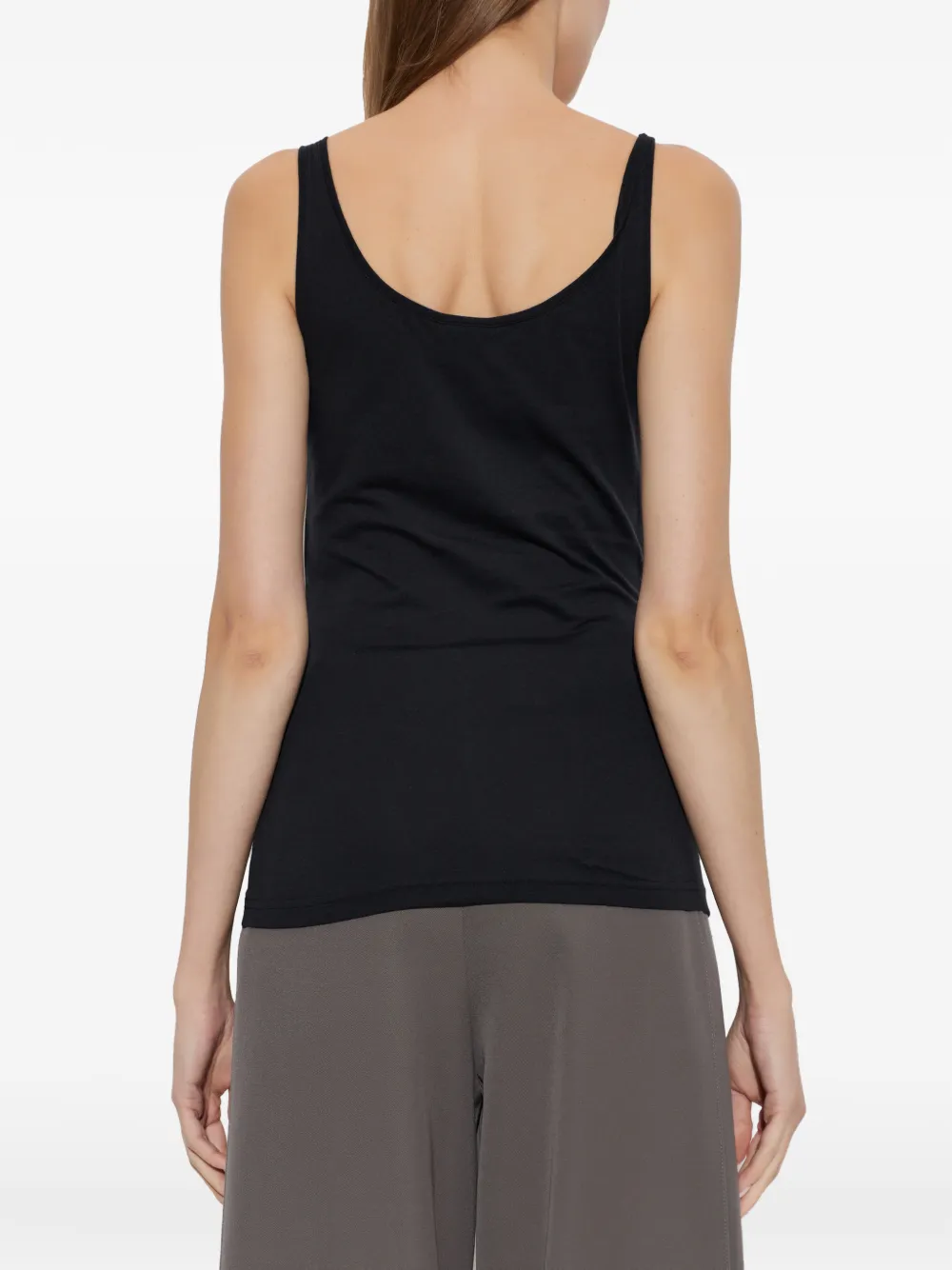 Balenciaga Tanktop met V-hals Zwart