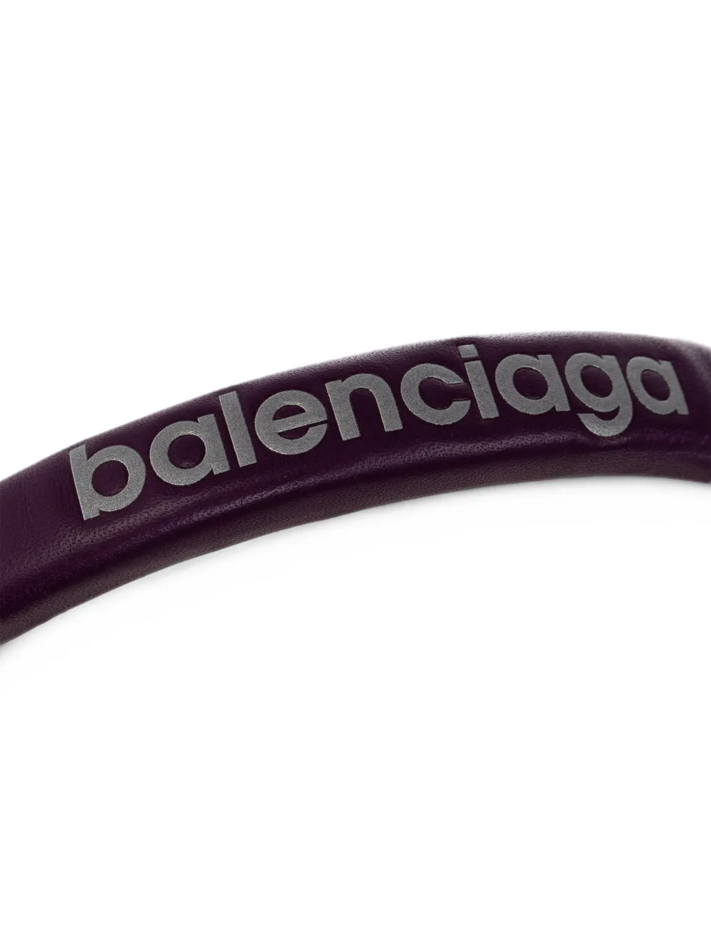 Balenciaga Oorwarmers met logoprint Paars