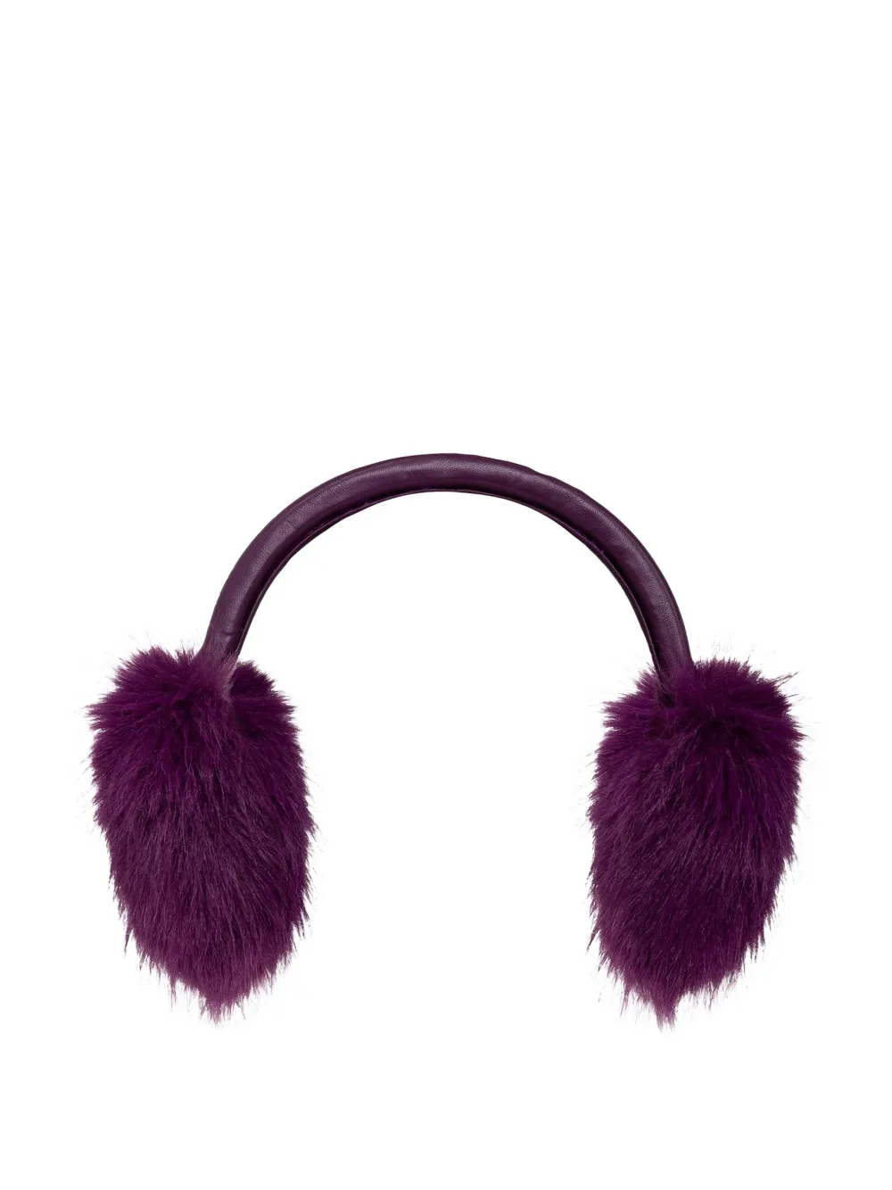 Balenciaga logo-print earmuffs - Viola