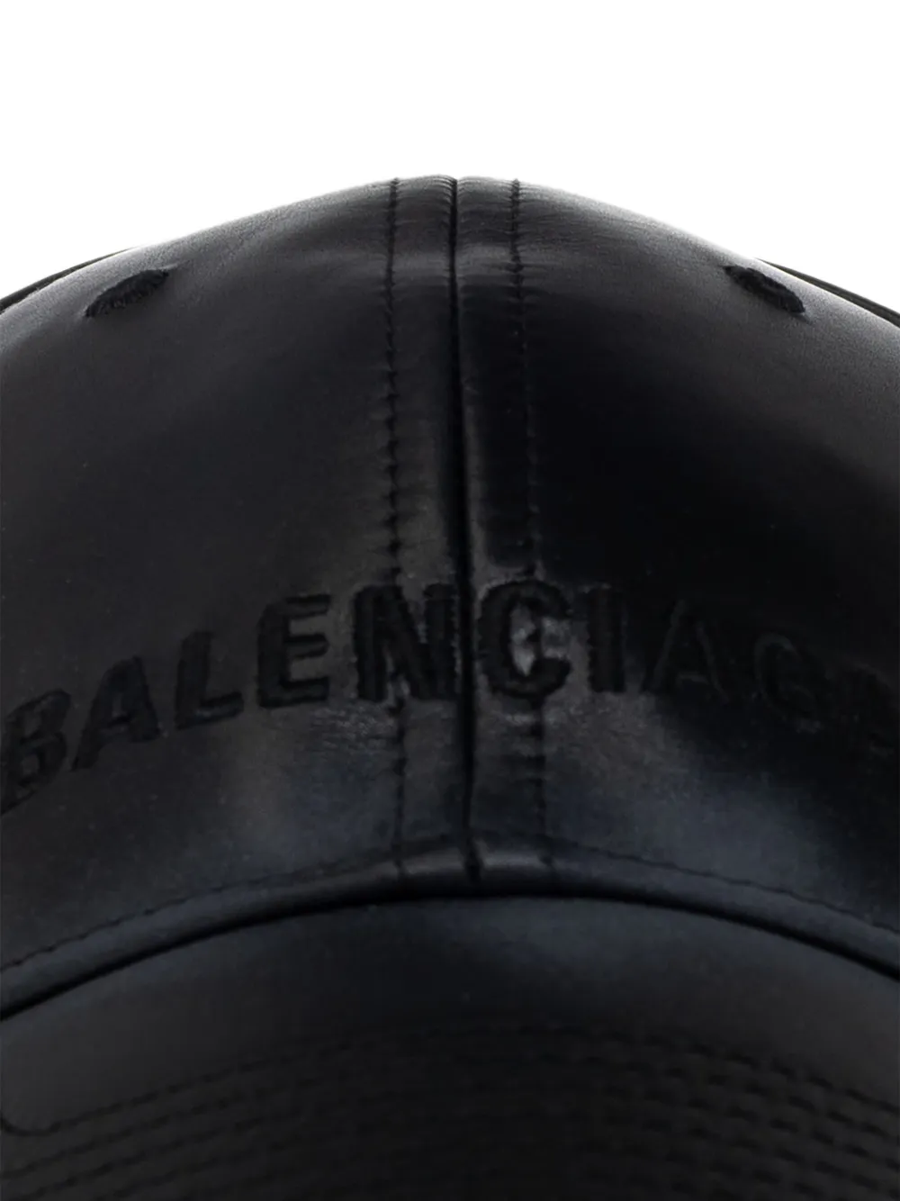 Balenciaga Leren pet Zwart