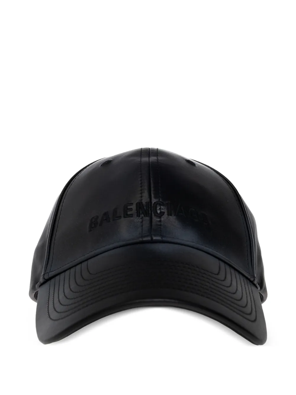 Balenciaga leather cap in black - Nero