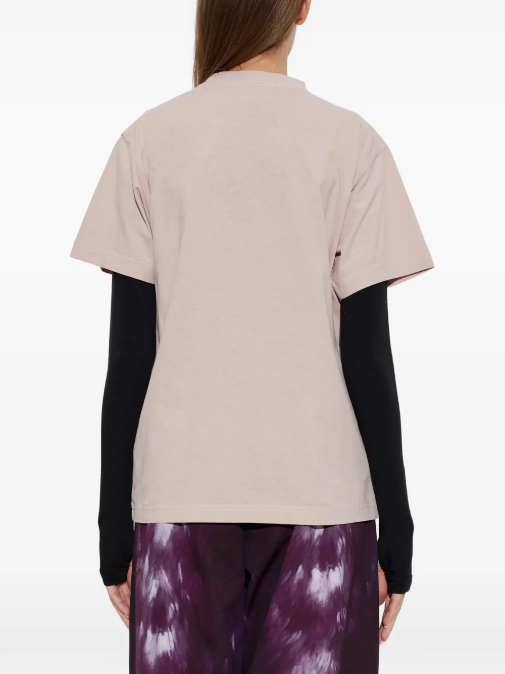 Balenciaga Skiwear T-shirt met logo-print Roze