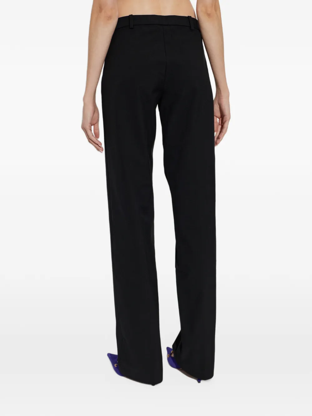 Balenciaga logo-print trousers Zwart